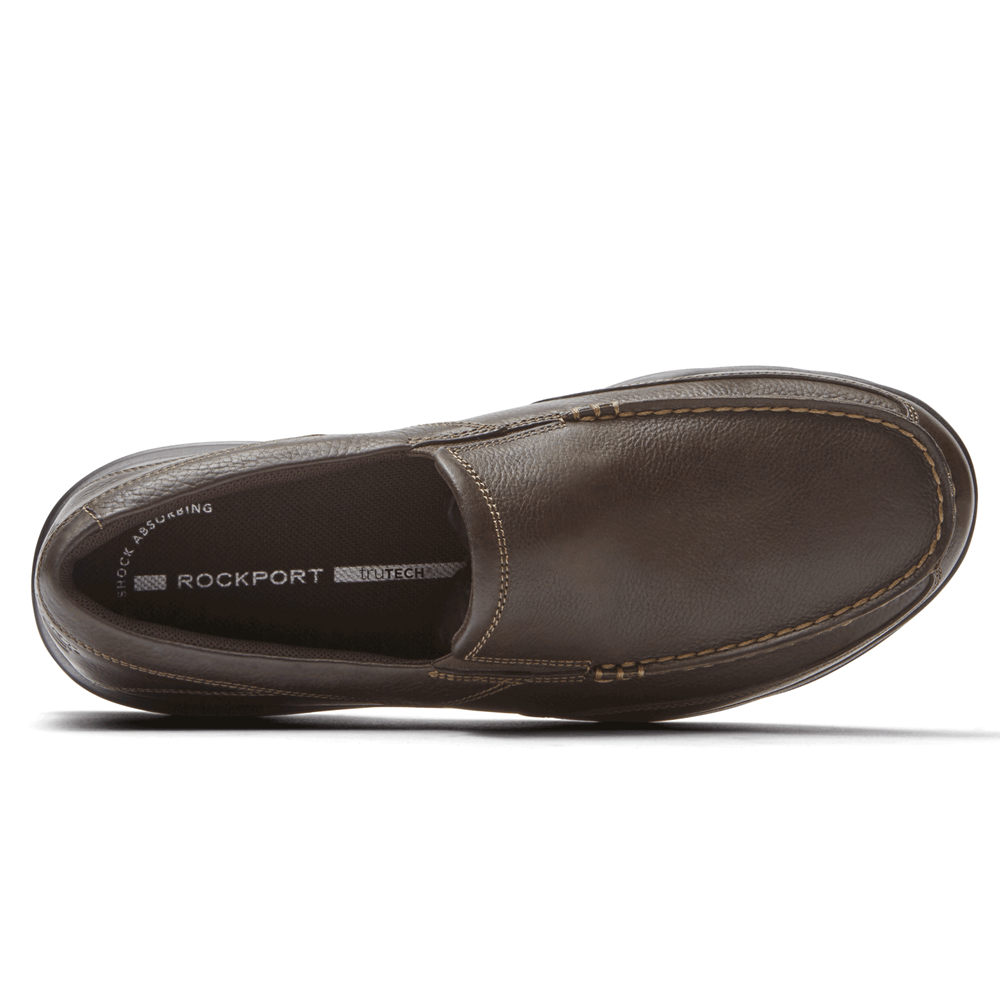 Rockport Slip-On For Mens Brown - City Play Two - YL3429675